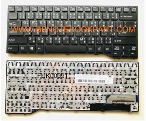 Fujitsu Keyboard คีย์บอร์ด LifeBook  E733 E734 E736 E743 E744 E746 E544  ภาษาไทย อังกฤษ